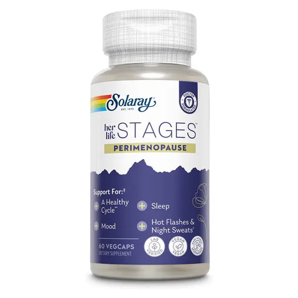 Solaray Perimenopause her Life Stages Supplement 60 VegCaps Solaray